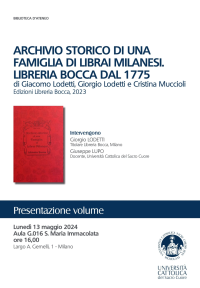 Archivio Storico... Storia Libreria Bocca